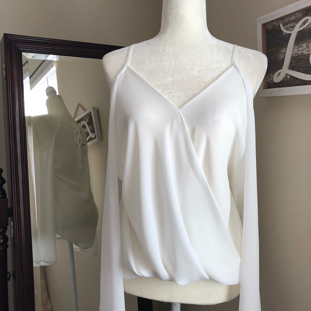 Clearance 🎉Naked Zebra White Off The shoulder - Picture 4 of 8